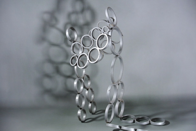 Diana Carey  'Mother Love', created in 2017, Original Sculpture Steel.