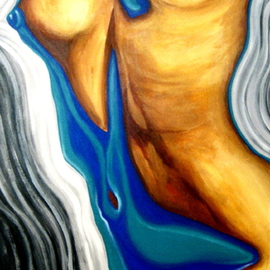 Diana Doctorovich: 'La Petit Morte', 2007 Acrylic Painting, nudes. Artist Description:     woman, nude        ...