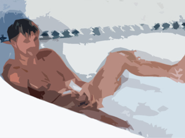 Artist Carry Eileen. 'Bathing Male' Artwork Image, Created in 2008, Original Printmaking Other. #art #artist
