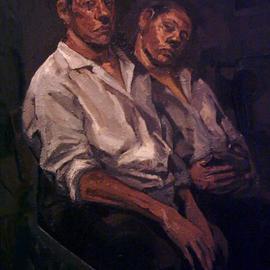 2 seated figures By Dina Elsayed Imam