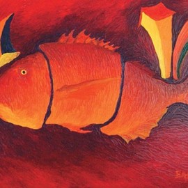 Dino Magnificent Bakic: 'almost eaten', 2003 Oil Painting, Abstract. Artist Description: Almost eaten...