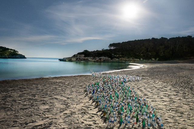 Artist Dirk Krull. 'Plastic Army Invasion Coast' Artwork Image, Created in 2019, Original Photography Digital. #art #artist