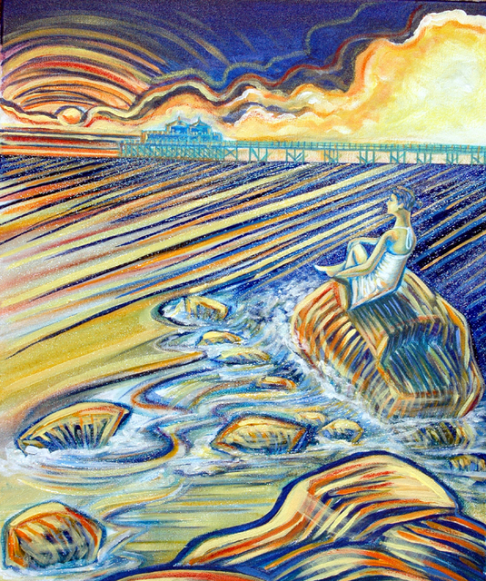 Artist James Dinverno. 'Malibu Corona' Artwork Image, Created in 2010, Original Painting Acrylic. #art #artist
