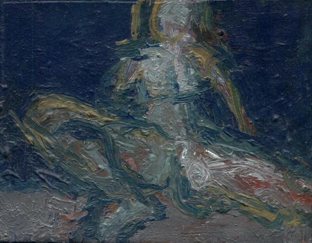 Djordje Sokolovski  'Nude 7', created in 2008, Original Painting Oil.