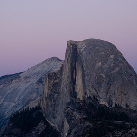 David Bechtol: 'Half Dome at Dusk number three', 2006 Color Photograph, Landscape. Artist Description:  Third in the series of Half Dome at dusk, taken from Glacier Point. ...