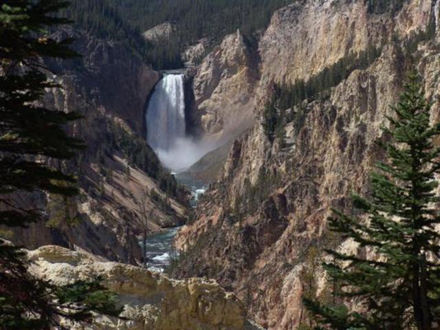 David Bechtol  'Lower Falls Yellowstone River', created in 2005, Original Photography Other.