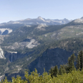 David Bechtol: 'View from Glacier Point', 2006 Other Photography, Landscape. Artist Description:  This is a 5 image panorama, looking north from Glacier Point in Yosemite. Original images taken with Nikon D70 digital SLR. Panorama created in Photoshop. ...