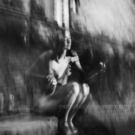 Dmitry Savchenko: 'Rainy Morning Barcelona  Limited Edition', 2015 Black and White Photograph, nudes. Artist Description:    Artwork from the series 