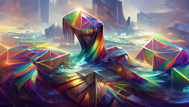 Dolev Tenenboim  'The Sea Of Color', created in 2021, Original Digital Art.