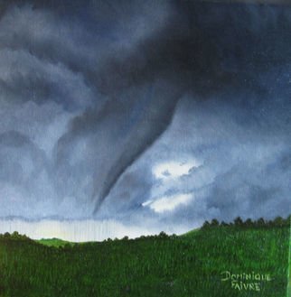 Dominique Faivre: 'nuages 3', 2019 Oil Painting, Landscape. sky, beautiful color, pleasant, must look ...