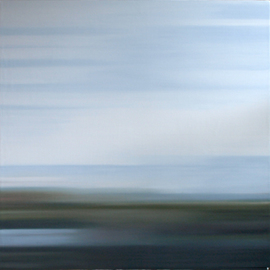 Richard Donagrandi: 'St Pete Beach', 2010 Oil Painting, Abstract Landscape. 