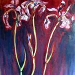 Dutch Irises By Donna Gallant
