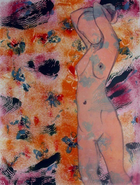 Artist Donna Gallant. 'Woman 2' Artwork Image, Created in 2009, Original Collage. #art #artist