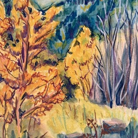 fall trees  By Donna Gallant
