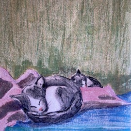 sleeping kittens  By Donna Gallant