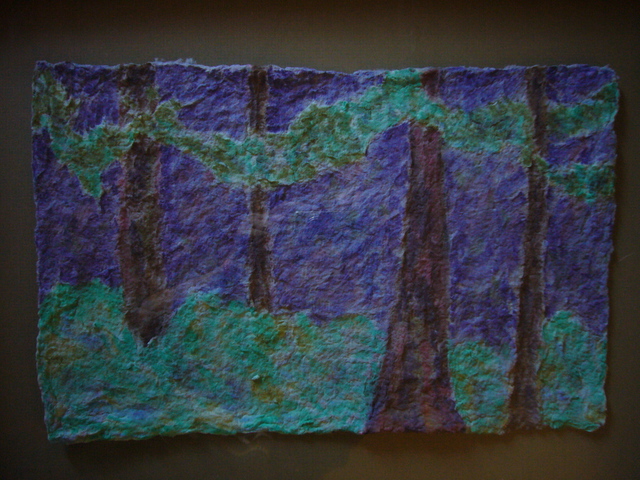 Kathy Donofrio  'Spooky Forest', created in 2009, Original Paper.