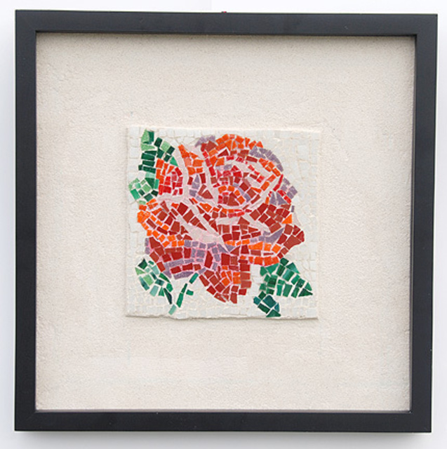 Jerry Reynolds  'Lucies Rose', created in 2011, Original Mosaic.