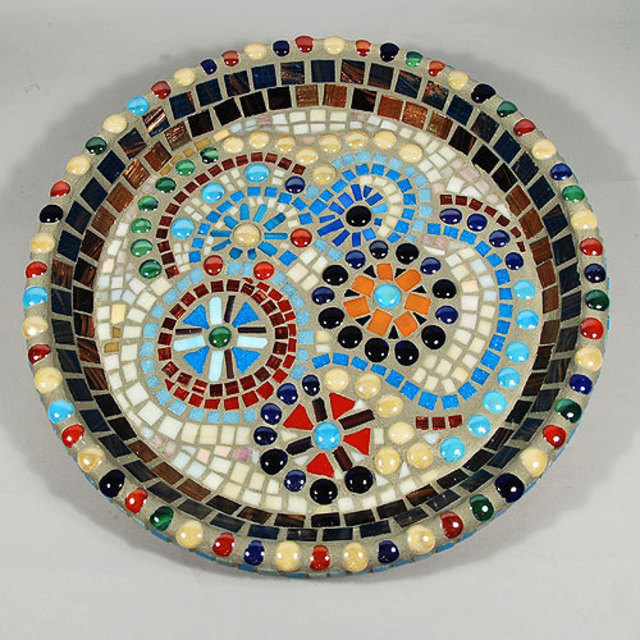 Jerry Reynolds  'Mosaic Bowl', created in 2015, Original Mosaic.