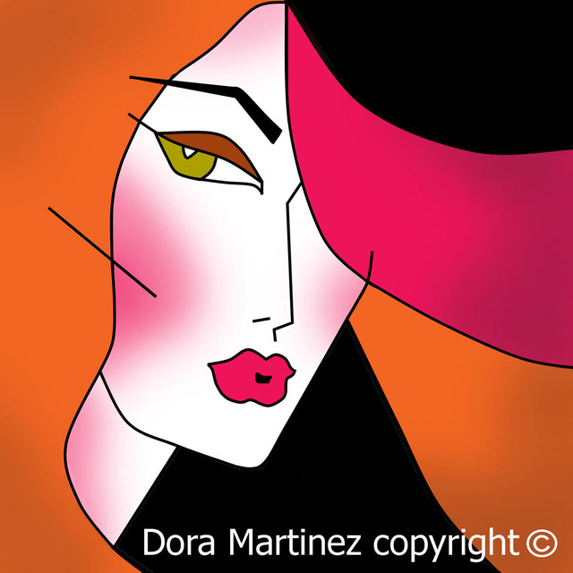 Artist Dora Martinez. 'HANNA' Artwork Image, Created in 2009, Original Computer Art. #art #artist