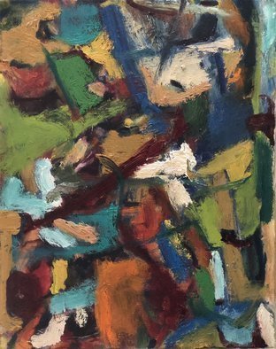 Bob Dornberg: 'FALLING', 2020 Oil Painting, Abstract. FALLING AND SLIDING...