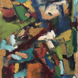 Bob Dornberg: 'FALLING', 2020 Oil Painting, Abstract. Artist Description: FALLING AND SLIDING...