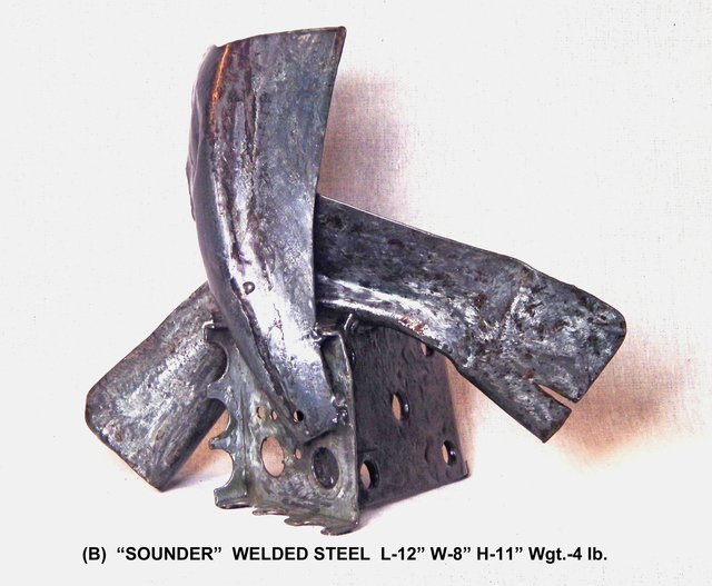 Bob Dornberg  'SOUNDER  Copyright', created in 2016, Original Sculpture Steel.