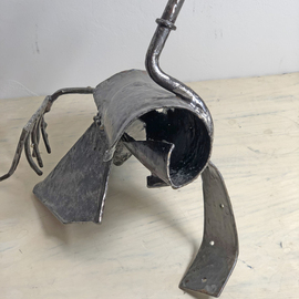 Bob Dornberg: 'flag', 2020 Steel Sculpture, Abstract. Artist Description: welded steel sculpture...