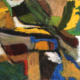 Bob Dornberg: 'tt1 farm', 2021 Oil Painting, Abstract. Artist Description: ABSTRACT FARM...