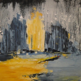 Halima Doua: 'Sans Titre', 2012 Oil Painting, Abstract Figurative. Artist Description:       Paysage abstrait          ...