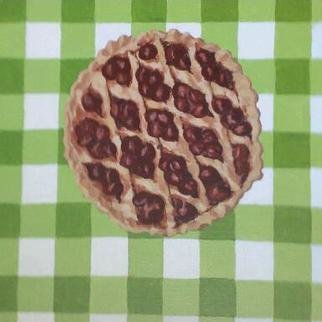 Daniel Topalis: 'cherry pie', 2012 Acrylic Painting, Food.      panting acrylic canvas people    ...
