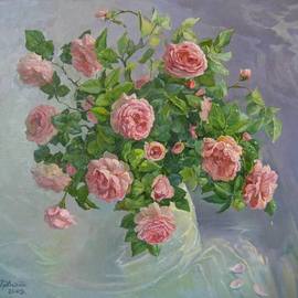 Roses Tea Roses Bouquet, Aleksandr Dubrovskyy