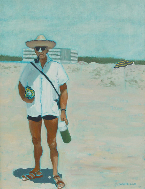 Artist Lou Posner. 'Armed For The Beach' Artwork Image, Created in 1983, Original Other. #art #artist