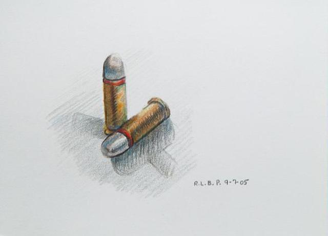 Artist Lou Posner. 'Bullets' Artwork Image, Created in 2005, Original Other. #art #artist