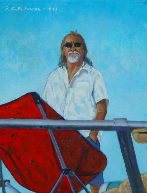 Artist Lou Posner. 'Danny On The Bow' Artwork Image, Created in 2013, Original Other. #art #artist