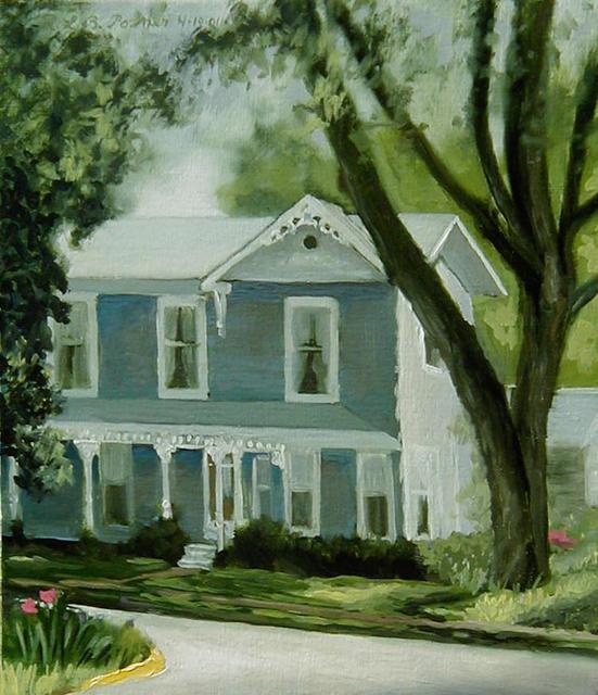 Artist Lou Posner. 'Dr George Rapp Family Home Church Street New Harmony Indiana' Artwork Image, Created in 2001, Original Other. #art #artist