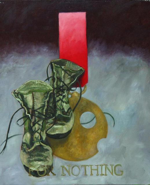 Artist Lou Posner. 'For Nothing' Artwork Image, Created in 2003, Original Other. #art #artist