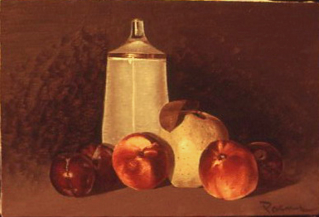 Artist Lou Posner. 'Fruit With Schissel' Artwork Image, Created in 1972, Original Other. #art #artist