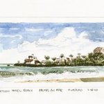 Sheraton Hotel Beach Looking Towards The Point Puerto Rico, Lou Posner