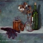 Still Life with Cotton By Lou Posner