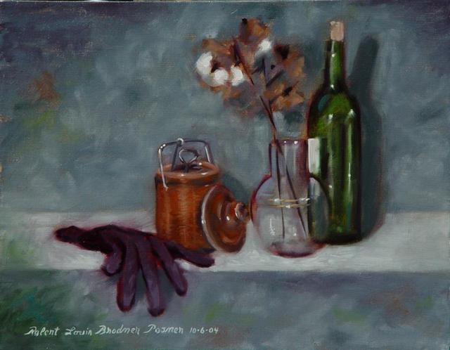 Artist Lou Posner. 'Still Life With Cotton' Artwork Image, Created in 2004, Original Other. #art #artist