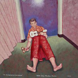 Lou Posner: 'The Beginnings of Psychiatry', 2005 Oil Painting, Humor. 