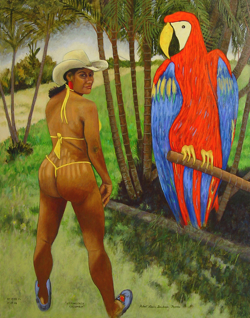 Artist Lou Posner. 'The Colombia Of Otfinoski' Artwork Image, Created in 2008, Original Other. #art #artist