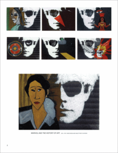Artist Durga Kainthola. 'Warhol And The History Of Art' Artwork Image, Created in 2001, Original Mixed Media. #art #artist