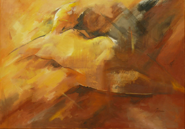 Dusanka Badovinac  'Body', created in 2011, Original Painting Oil.