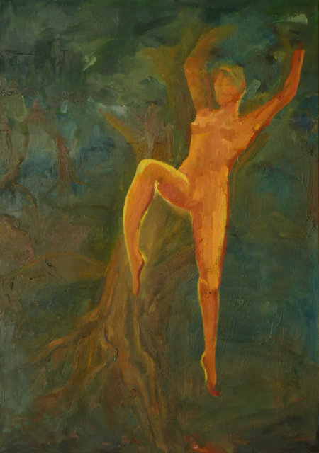Artist Dusanka Badovinac. 'Daphne' Artwork Image, Created in 2011, Original Painting Oil. #art #artist
