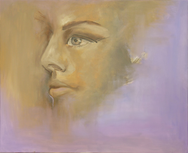 Dusanka Badovinac  'Profil', created in 2010, Original Painting Oil.
