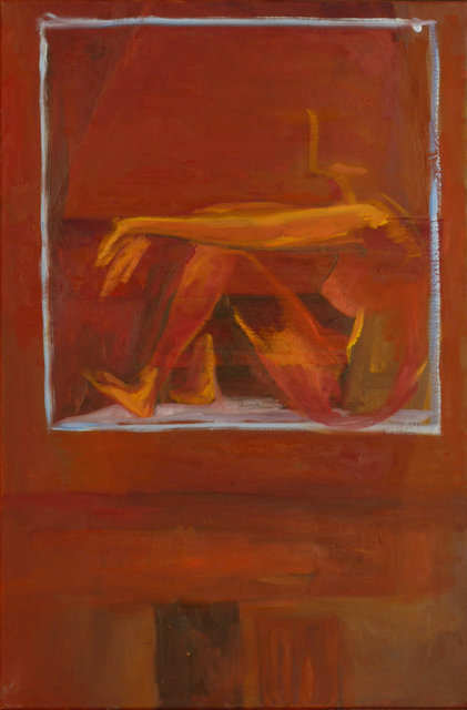 Dusanka Badovinac  'Window', created in 2011, Original Painting Oil.