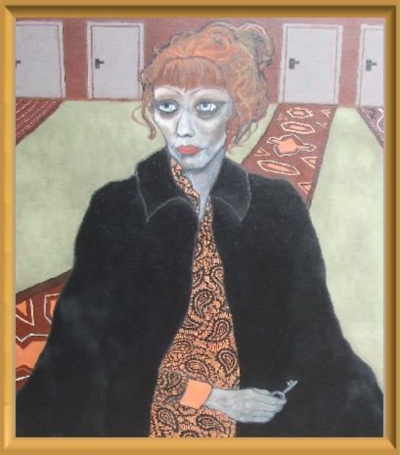 Bozena Dusseau Labedz  'For Anais', created in 2014, Original Painting Oil.