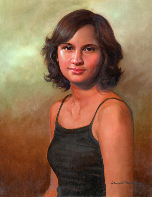 Dwayne Mitchell  'Tamera', created in 2005, Original Painting Oil.