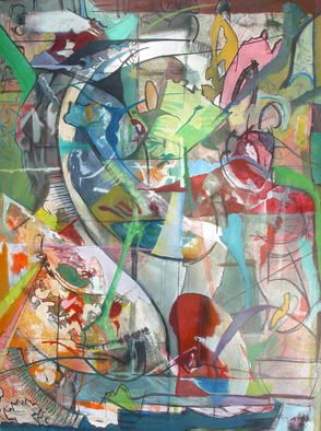 Ignacio Font: 'Tunnel Vision', 2006 Oil Painting, Abstract Figurative. 